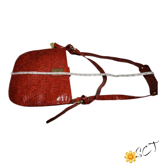 🌹 GIANNI BINI Red Shoulder Bag - Picture 6 of 10